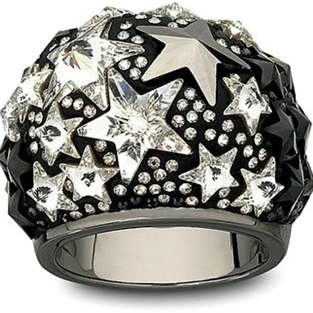 Swarovski Women's Metallic Crystal Star Dome Ring